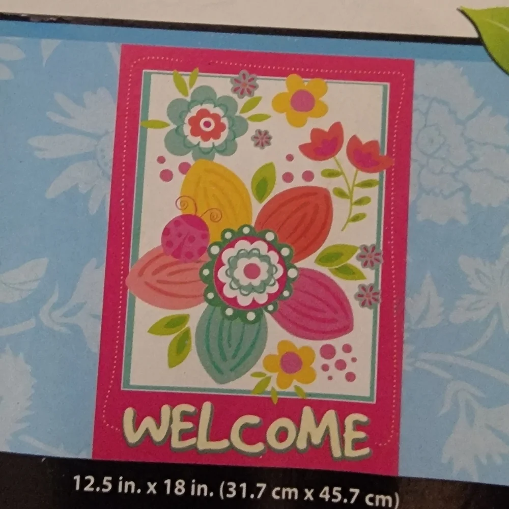 Colorful Garden Flags Set‎ of 3 New